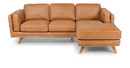 Nelly Leather Right Sectional