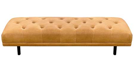 Crosby Leather Bench